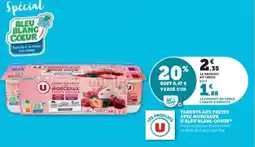 U Express Yaourts aux fruits avec morceaux u bleu blanc coeur offre