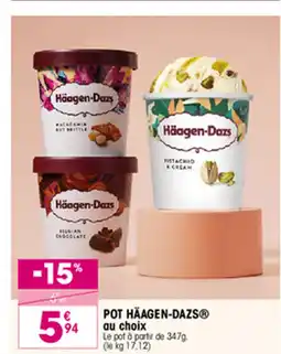 Croque Gel HÄAGEN-DAZS Pot offre