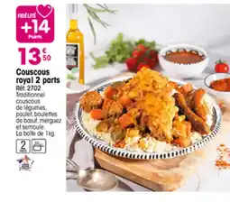 Croque Gel Couscous royal 2 parts offre