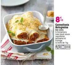 Croque Gel Cannellonis Bolognaise offre