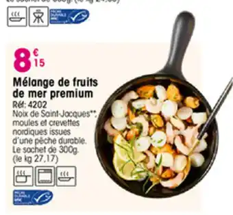 Croque Gel Mélange de fruits de mer premium offre