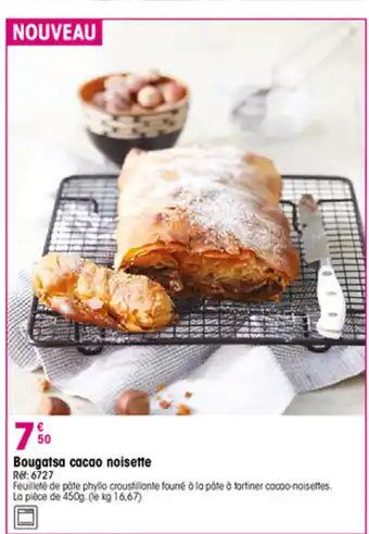 Croque Gel Bougatsa cacao noisette offre