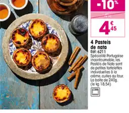 Croque Gel 4 Pasteis de nata offre