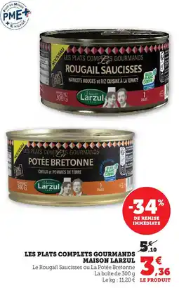 Hyper U Les plats complets gourmands potée bretonne offre