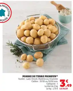 Super U Pomme de terre primeur offre