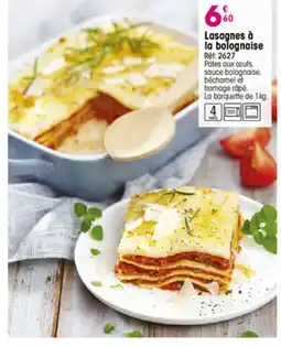 Croque Gel Lasagnes à la bolognaise offre