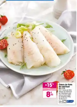 Croque Gel Cœurs de filets de cabillaud offre