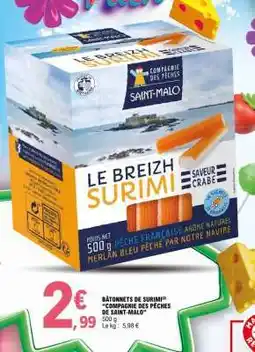 E.Leclerc Bâtonnets de Surimi offre