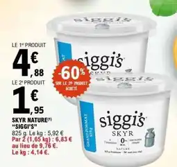 E.Leclerc SKYR NATURE SIGGI'S offre