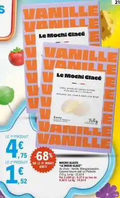E.Leclerc MOCHIS GLACÉS LE MOCHI GLACÉ offre