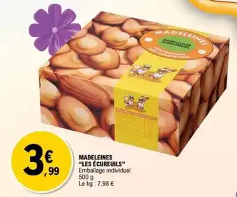 E.Leclerc MADELEINES LES ÉCUREUILS offre