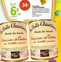 E.Leclerc Plat Cuisiné 'La Belle Chaurienne' offre