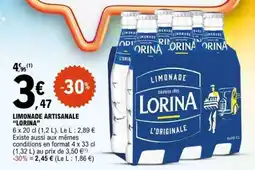 E.Leclerc Limonade Artisanale Lorina offre