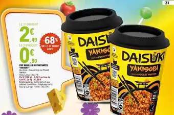 E.Leclerc DAISUKI YAKISOBA offre