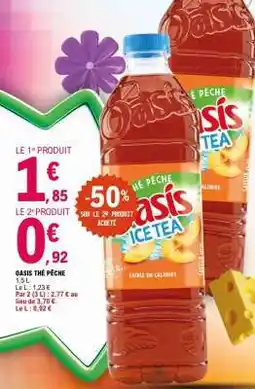 E.Leclerc OASIS Thé pêche offre