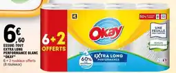 E.Leclerc ESSUIE-TOUT EXTRA LONG PERFORMANCE BLANC 'OKAY' offre