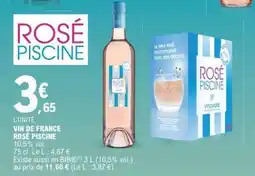 E.Leclerc Vin de France Rosé Piscine offre