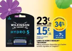 E.Leclerc LAMES X8 HYDRO 5 REGULAR offre