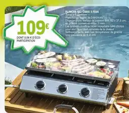 E.Leclerc PLANCHA GAZ CADIX 3 FEUX offre