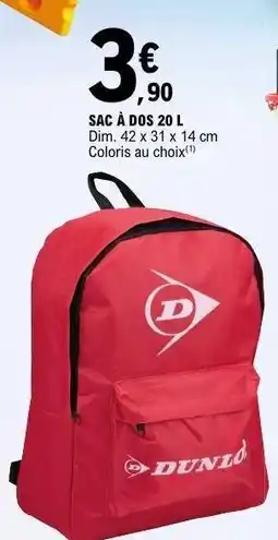 E.Leclerc SAC À DOS 20 L offre