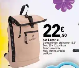 E.Leclerc SAC À DOS 15 L offre