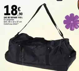 E.Leclerc SAC DE VOYAGE 110 L offre