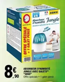 E.Leclerc ABSORBEUR D'HUMIDITÉ JUNGLE AVEC GALETS offre