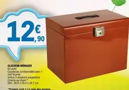 E.Leclerc CLASSEUR MÉNAGER offre