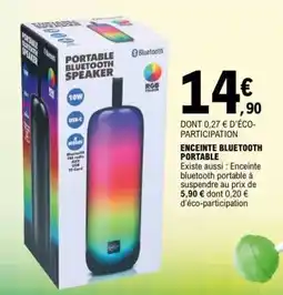 E.Leclerc Enceinte Bluetooth Portable offre