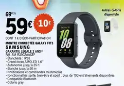 E.Leclerc Montre Connectée Galaxy Fit3 Samsung offre