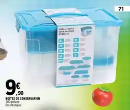 E.Leclerc Boîtes de conservation offre