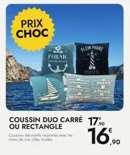 E.Leclerc COUSSIN DUO CARRÉ OU RECTANGLE offre