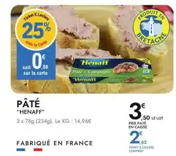 E.Leclerc Pâté Henaff offre