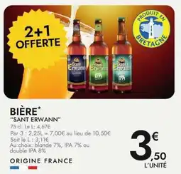 E.Leclerc BIÈRE SANT ERWANN offre
