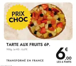 E.Leclerc TARTE AUX FRUITS 6P offre