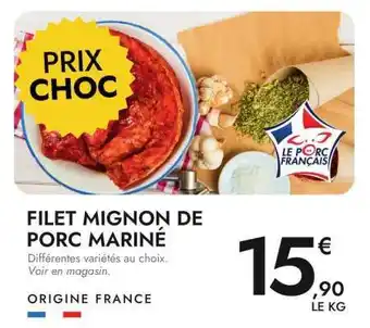 E.Leclerc FILET MIGNON DE PORC MARINÉ offre