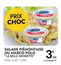 E.Leclerc SALADE PIÉMONTAISE OU MARCO POLO LA BELLE HENRIETTE offre