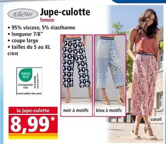 Norma ELLENOR Jupe-culotte femme offre