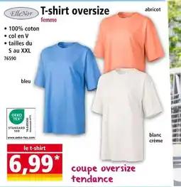 Norma ElleNor T-shirt oversize femme offre