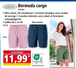 Norma ELLENOR Bermuda cargo femme offre