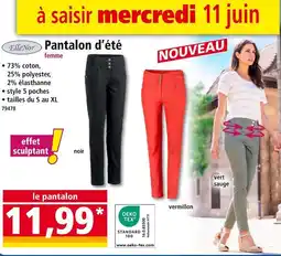 Norma ELLENOR Pantalon d'été femme offre