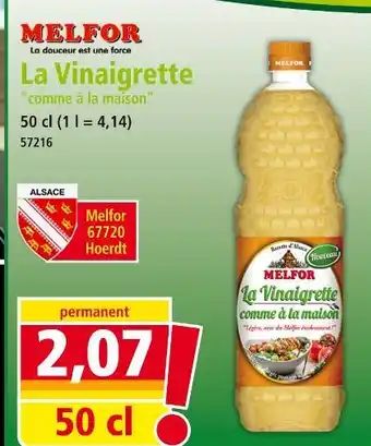 Norma MELFOR La Vinaigrette comme à la maison offre
