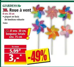 Norma Giardessa Roue à vent offre