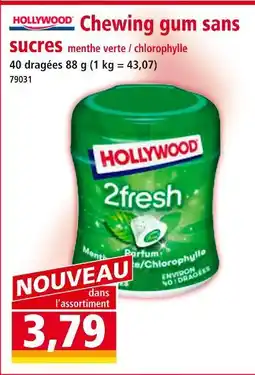 Norma HOLLYWOOD Chewing gum sans sucres offre