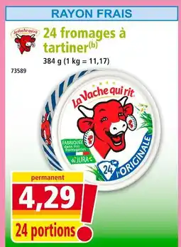 Norma LA VACHE QUI RIT 24 fromages à tartiner offre