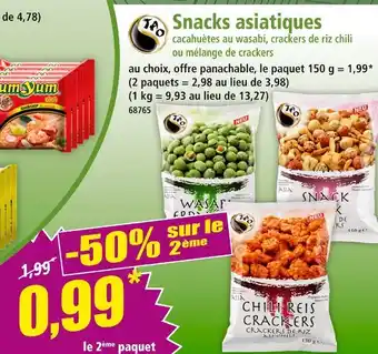 Norma Tao Snacks asiatiques offre