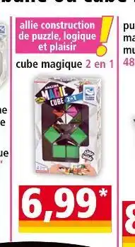 Norma cube magique 2 en 1 offre