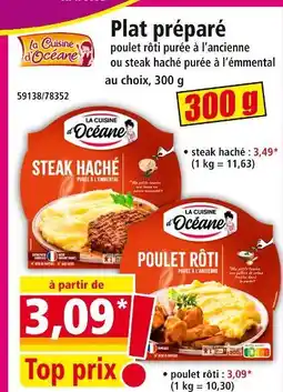 Norma LA CUISINE D'OCÉANE steak haché offre