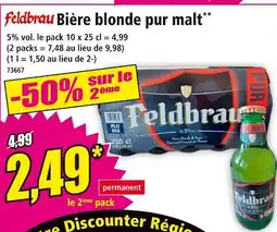 Norma FELBDROU Bière blonde pur malt offre