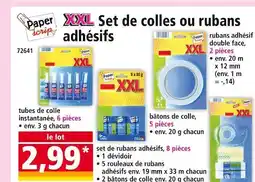 Norma PAPER SCRIPT Set de colles ou rubans adhésifs offre